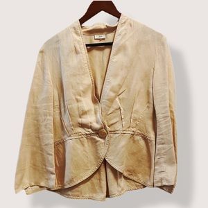 J.Jill Peach Linen Blazer